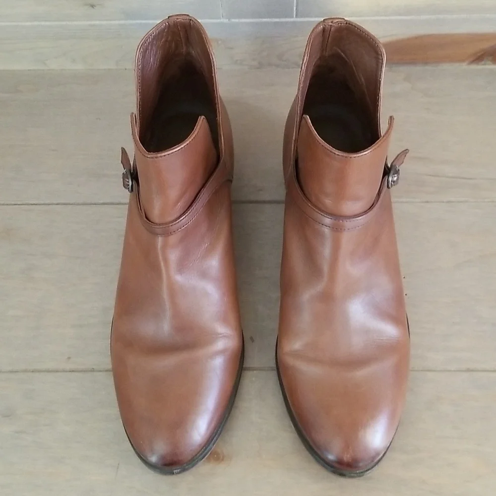 Sam Edelman Palmer Brown Leather Bootie
